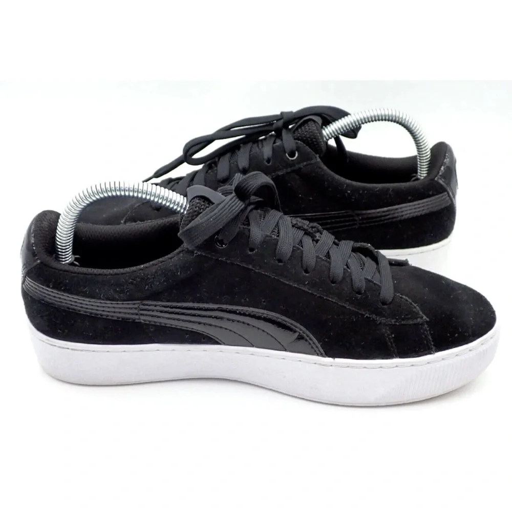 Puma Vikky Skate Platform Shoes Women’s Size 9.5 Black Sneakers
